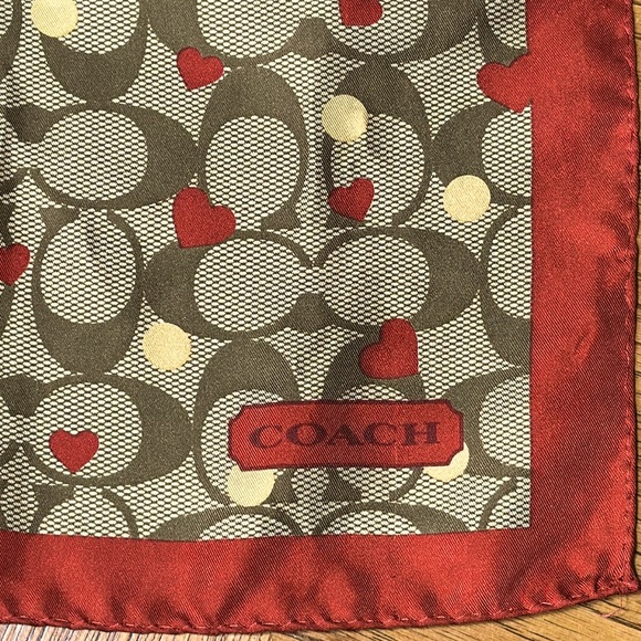*RARE* COACH Secret Admirer Scarf - Picture 2 of 5